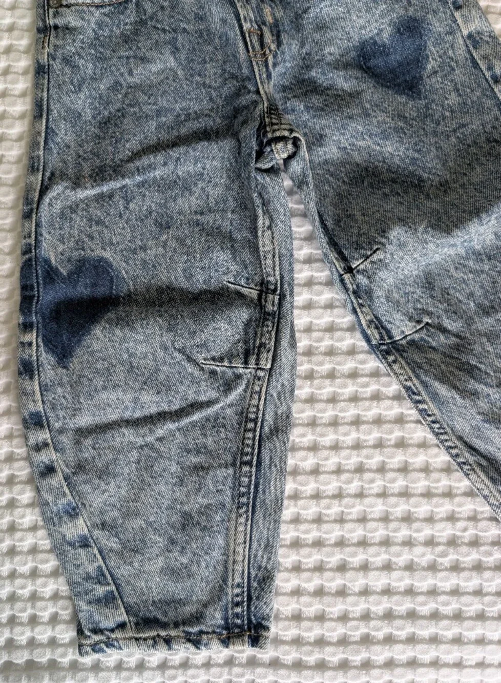 Gap Acid Wash With hearts Horseshoe Jeans